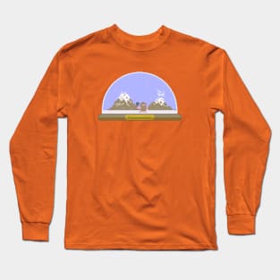 B.C. Bill - Snow Globe Pixel Art Long Sleeve T-Shirt